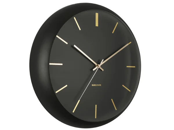 Karlsson-collectie Wall clock Globe black, Design Armando Breeveld