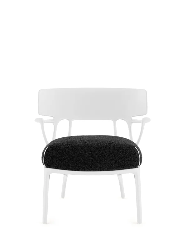 Kartell A.I. Loungestoel - 1N White/Black