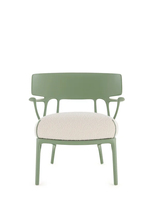 Kartell A.I. Loungestoel - 2B Green/White