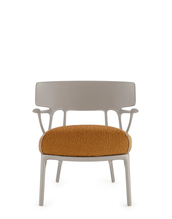 Kartell A.I. Loungestoel - 3O Gray/Orange