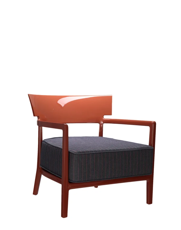 Kartell Cara Outdoor Fauteuil - roestbruin/blauw-oranje