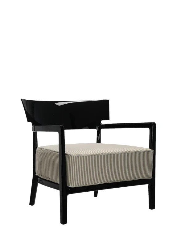 Kartell Cara Outdoor Fauteuil - zwart/beige