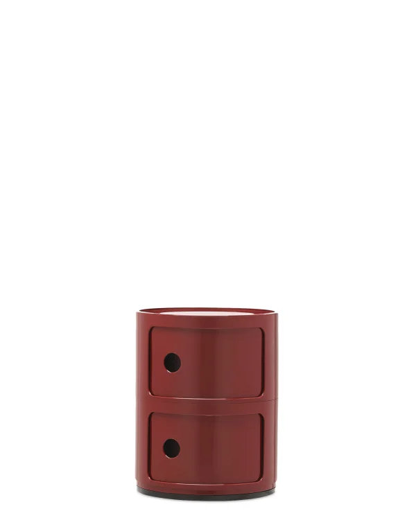 Kartell Componibili Container - 2 elementen - burgundy