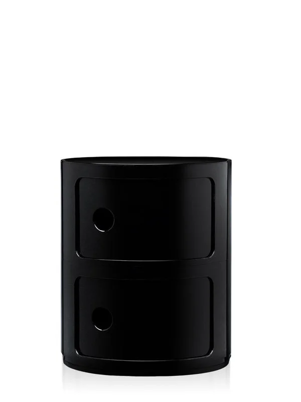 Kartell Componibili Container - 2 elementen - zwart