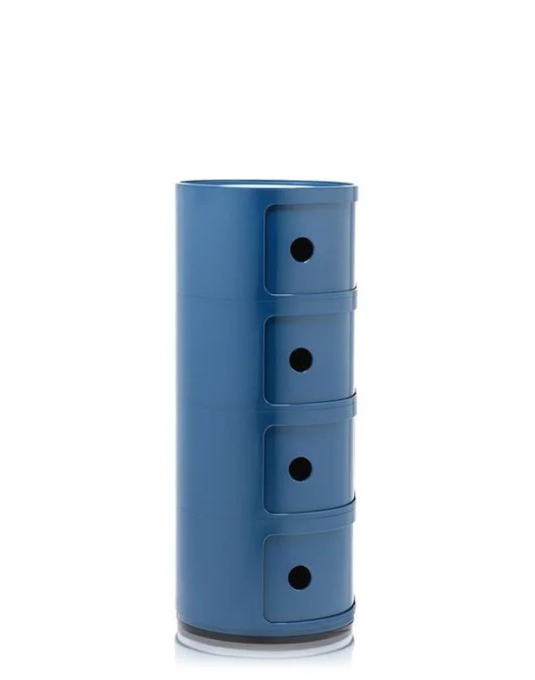 Kartell Componibili Container - 4 Elemente - blauw