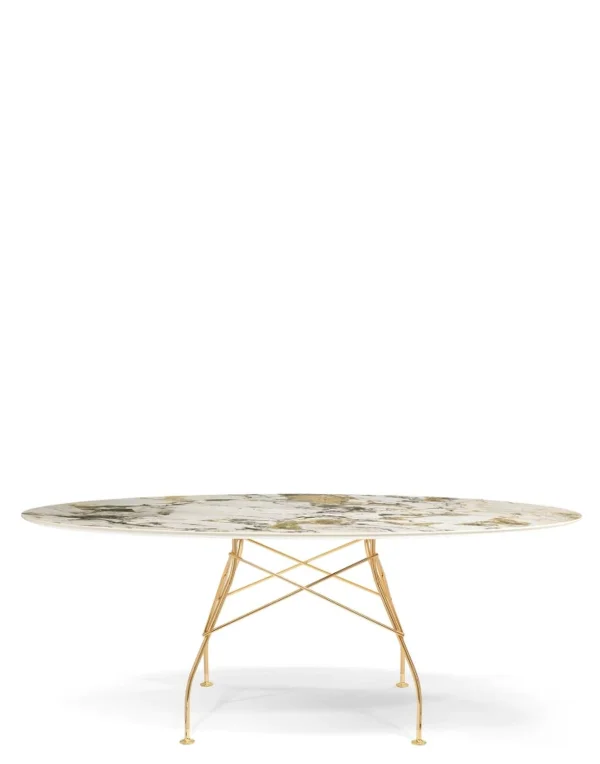 Kartell Glossy tafel - Symphony - goud - ovaal