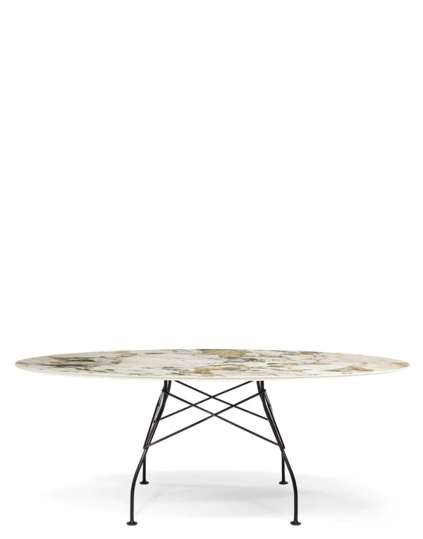 Kartell Glossy tafel - Symphony - zwart - ovaal