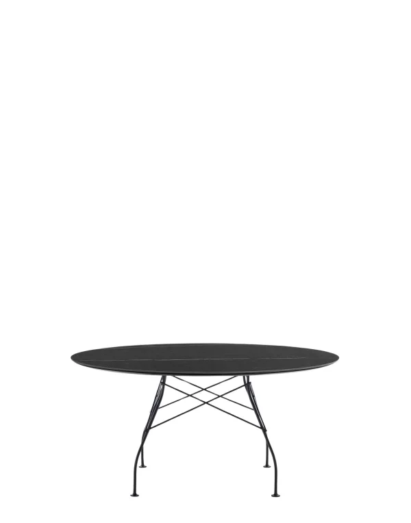 Kartell Glossy XXL tafel - zwart marmer - zwart