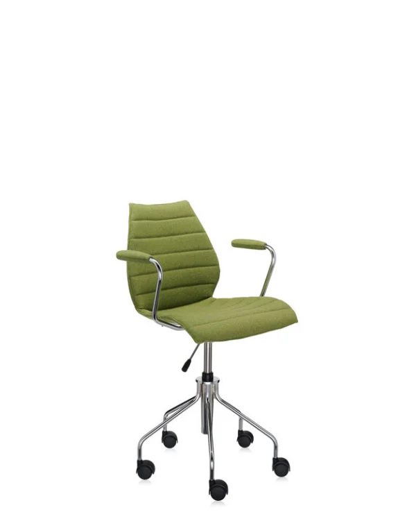 Kartell Maui Soft draaistoel - Trevira groen