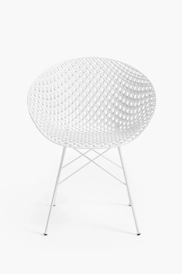 Kartell Smatrik Stoel - wit/wit