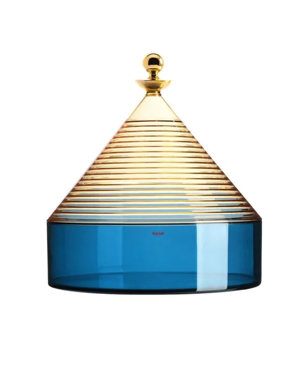 Kartell Trullo Opbergschaal - Giallo/blu