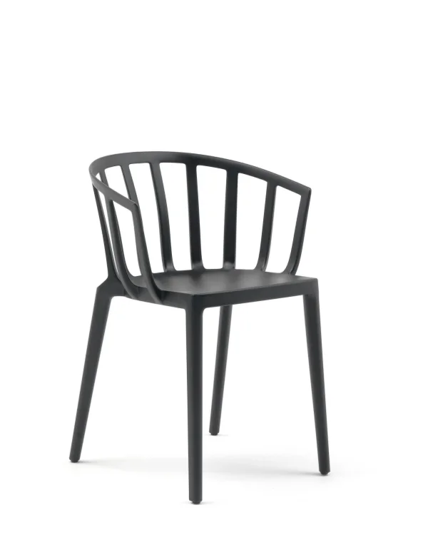 Kartell Venice Armleunstoel Mat - zwart