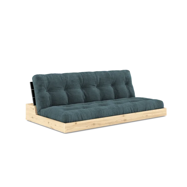 Karup Design Basis slaapbank - 513 Pale Blue - 102 black lacquered