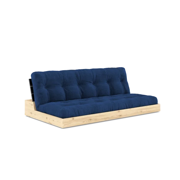 Karup Design Basis slaapbank - 517 Royal Blue - 102 black lacquered