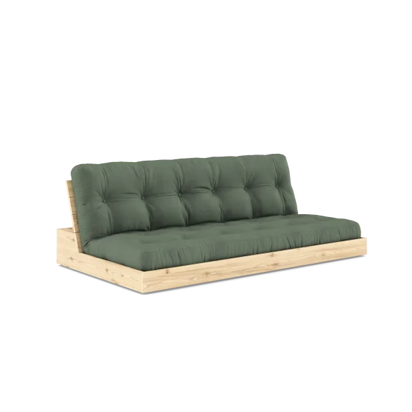 Karup Design Basis slaapbank - 756 Olive Green - 101ClearLacquered