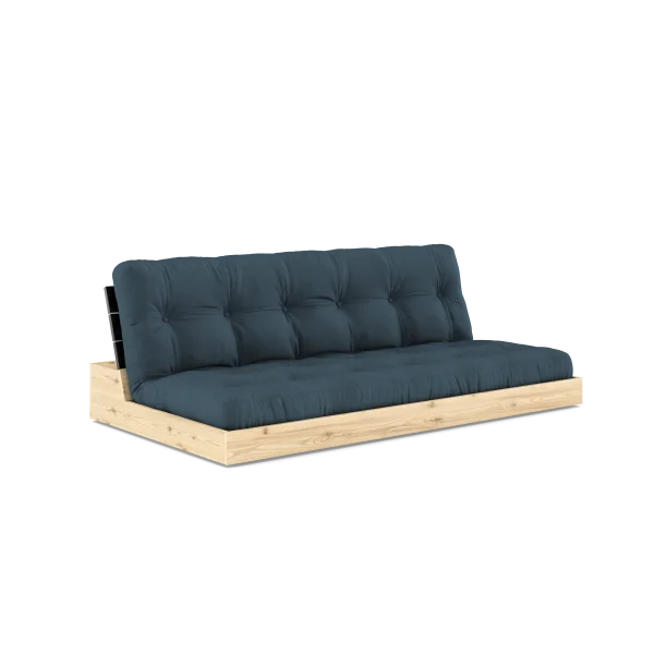 Karup Design Basis slaapbank - 757 Petrol Blue - 102 black lacquered