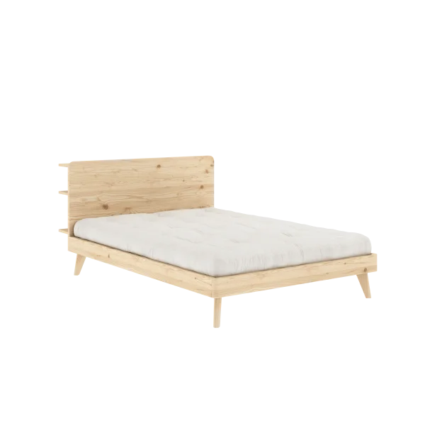 Karup Design Bed Retreat - 101 clear lacquered - 140 x 200 cm