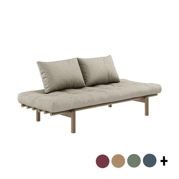 Karup Design-collectie PACE DAYBED Carob bruin incl. matras