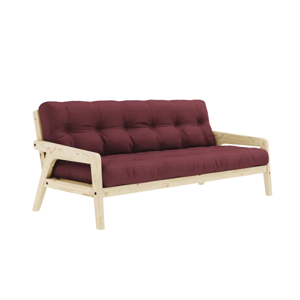 Karup Design Grab Slaapbank - 710 Bordeaux - 101ClearLacquered