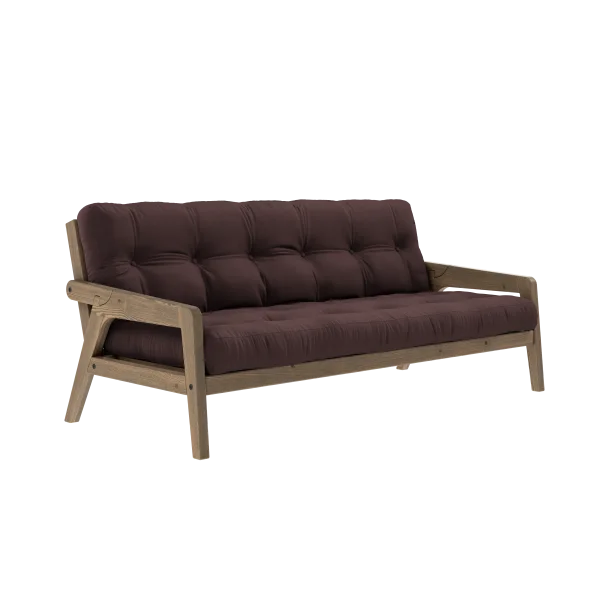 Karup Design Grab Slaapbank - 715 Brown - 106 carob brown lacquered