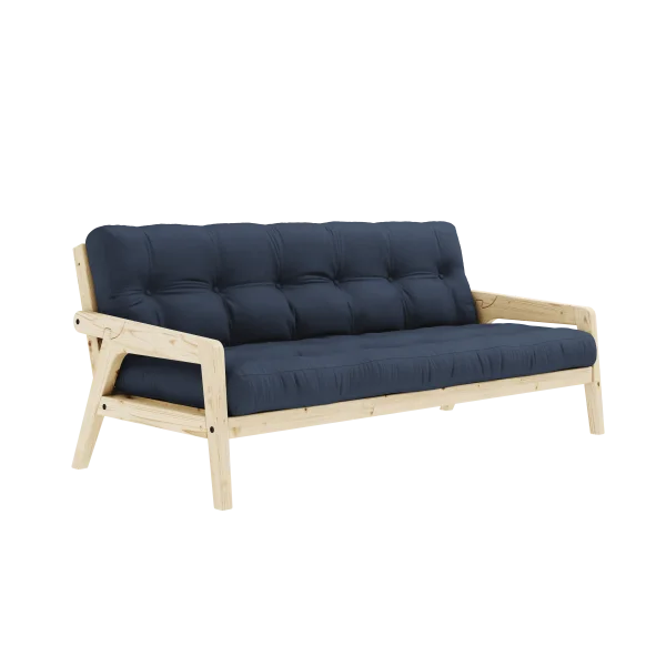 Karup Design Grab Slaapbank - 737 Navy - 101ClearLacquered