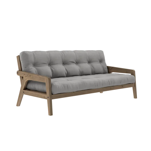 Karup Design Grab Slaapbank - 746 Grey - 106 carob brown lacquered