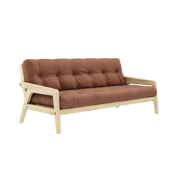 Karup Design Grab Slaapbank - 759 Clay Brown - 101ClearLacquered