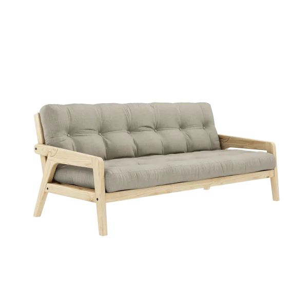 Karup Design Grab Slaapbank - 914 Linen - 101ClearLacquered