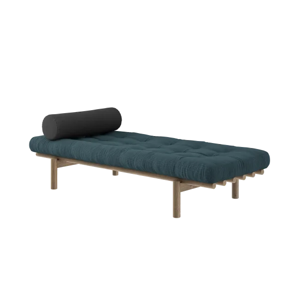 Karup Design Next Daybed - 101 blank gelakt - 513 Pale Blue - 106 carob brown lacquered