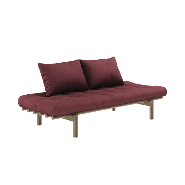 Karup Design Pace Daybed - 710 Bordeaux - 106 carob brown lacquered