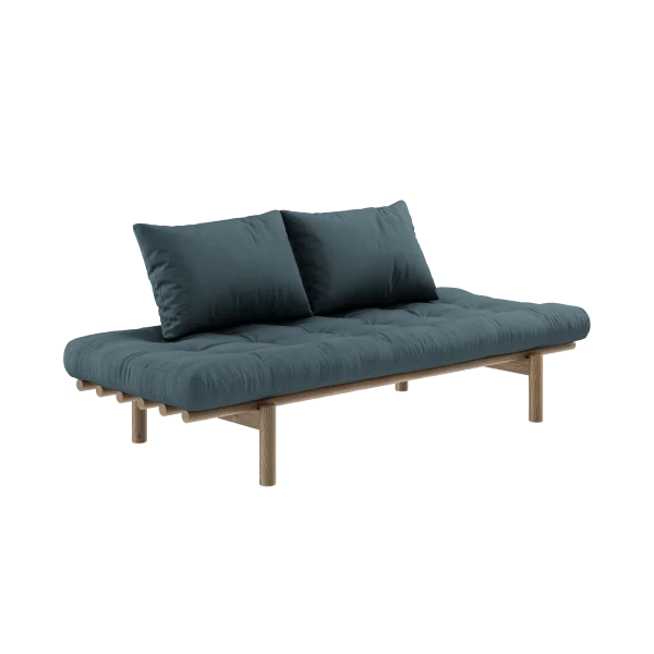 Karup Design Pace Daybed - 757 Petrol Blue - 106 carob brown lacquered