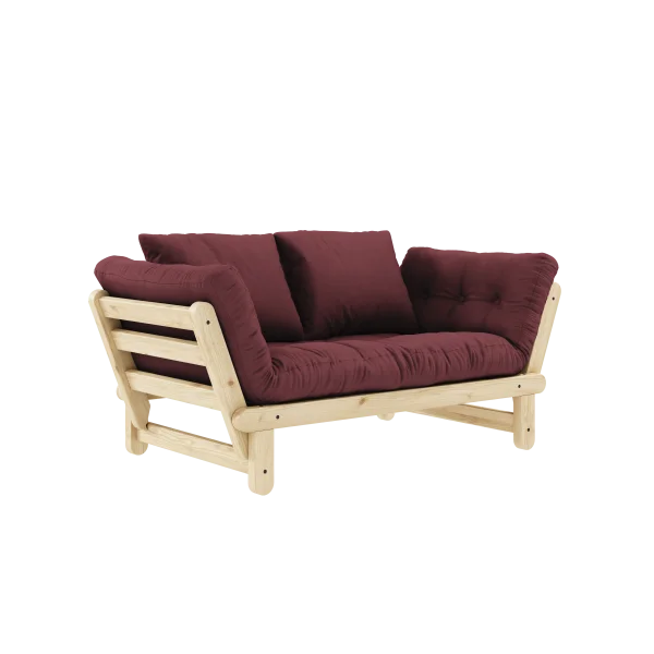 Karup Design Slaapbank Beat - 710 Bordeaux - 101ClearLacquered