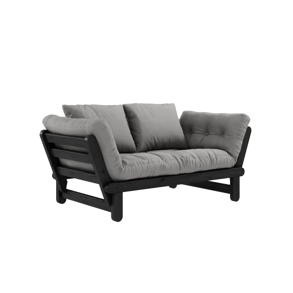 Karup Design Slaapbank Beat - 746 Grey - 102 black lacquered