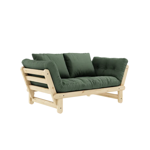 Karup Design Slaapbank Beat - 756 Olive Green - 101ClearLacquered