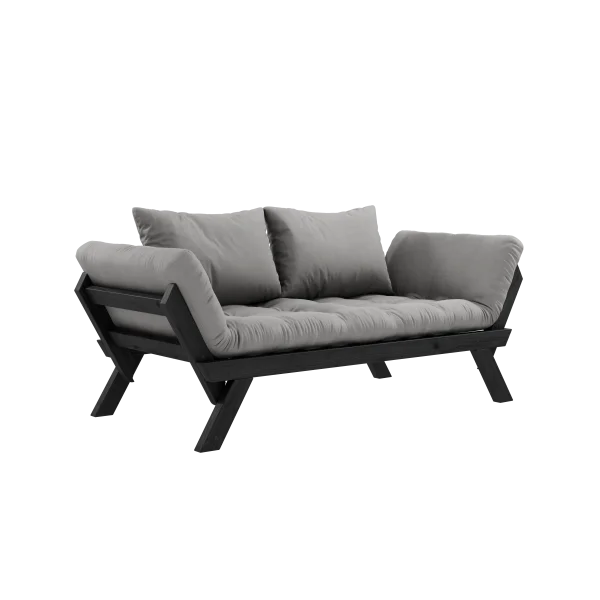 Karup Design Slaapbank Bebop - 746 Grey - 102 black lacquered