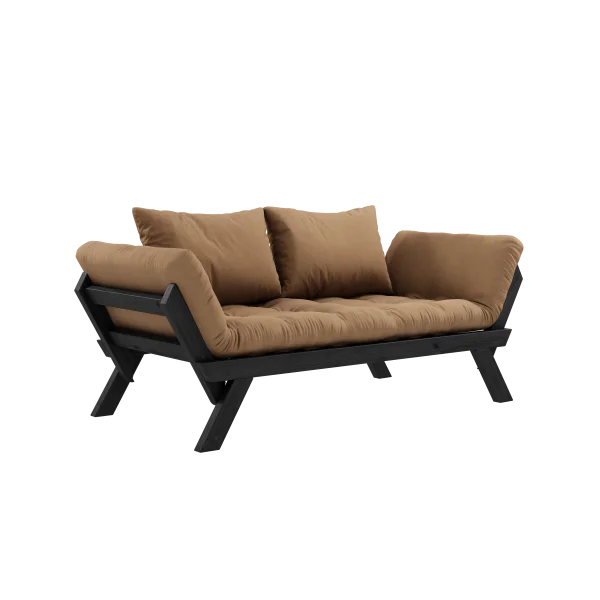 Karup Design Slaapbank Bebop - 755 Mocca - 102 black lacquered