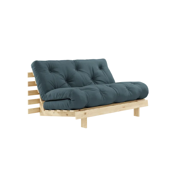 Karup Design Slaapbank Roots 140 - 100 raw - 757 Petrol Blue