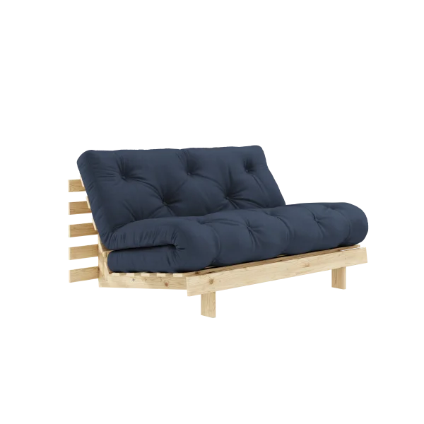 Karup Design Slaapbank Roots 140 - 737 Navy - 100 raw