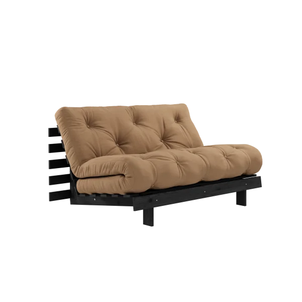 Karup Design Slaapbank Roots 140 - 755 Mocca - 102 black lacquered