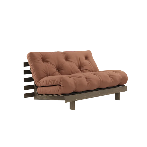 Karup Design Slaapbank Roots 140 - 759 Clay Brown - 106 carob brown lacquered