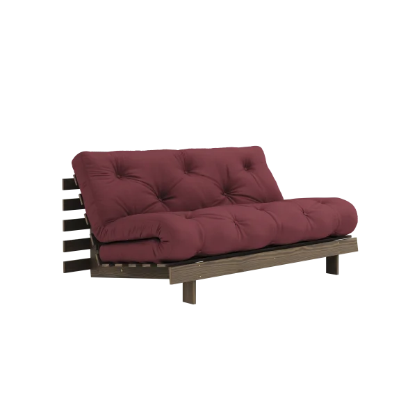 Karup Design Slaapbank Roots 160 - 710 Bordeaux - 106 carob brown lacquered