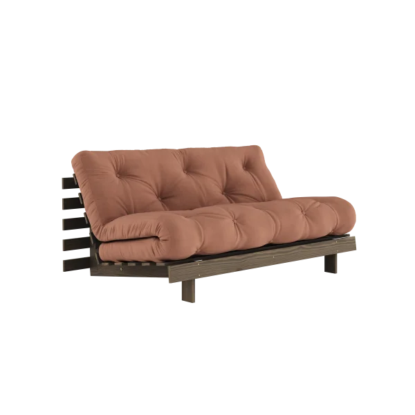 Karup Design Slaapbank Roots 160 - 759 Clay Brown - 106 carob brown lacquered