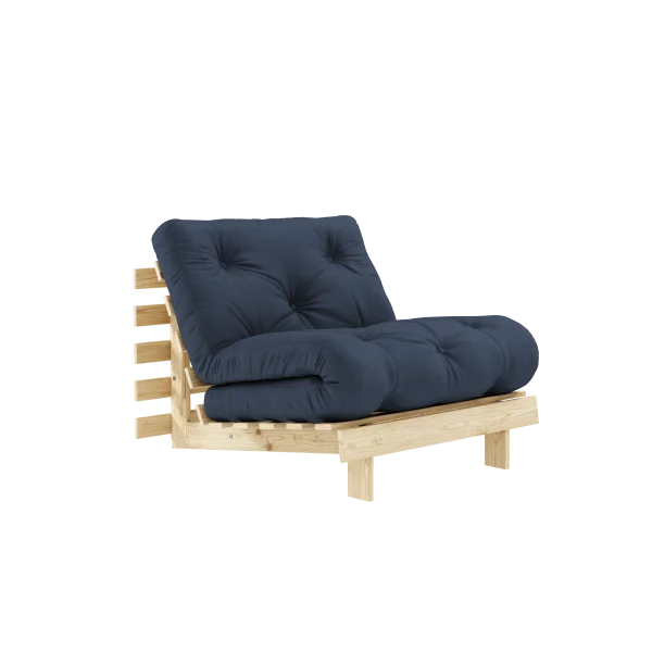 Karup Design Slaapbank Roots 90 - 737 Navy - 100 raw