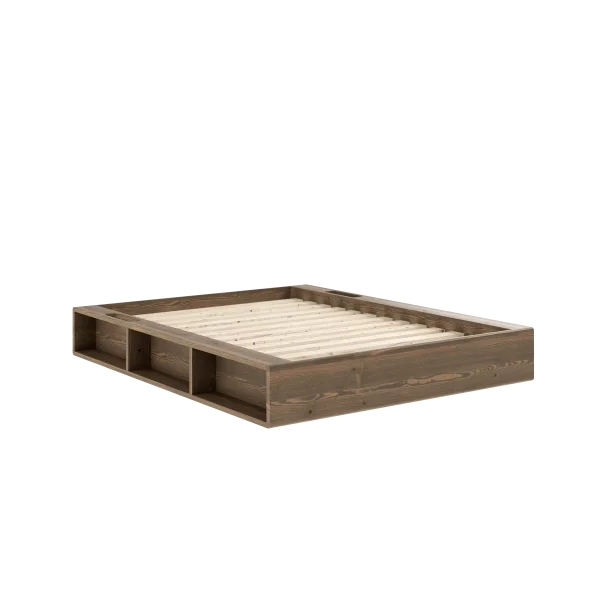 Karup Design Ziggy bed - 106 Carob brown lacquered - 140 x 200 cm