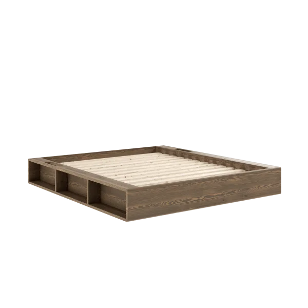 Karup Design Ziggy bed - 106 Carob brown lacquered - 160 x 200 cm