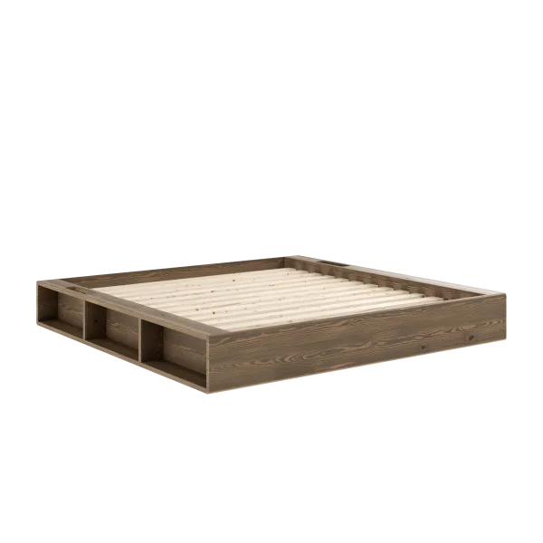 Karup Design Ziggy bed - 106 Carob brown lacquered - 180 x 200 cm