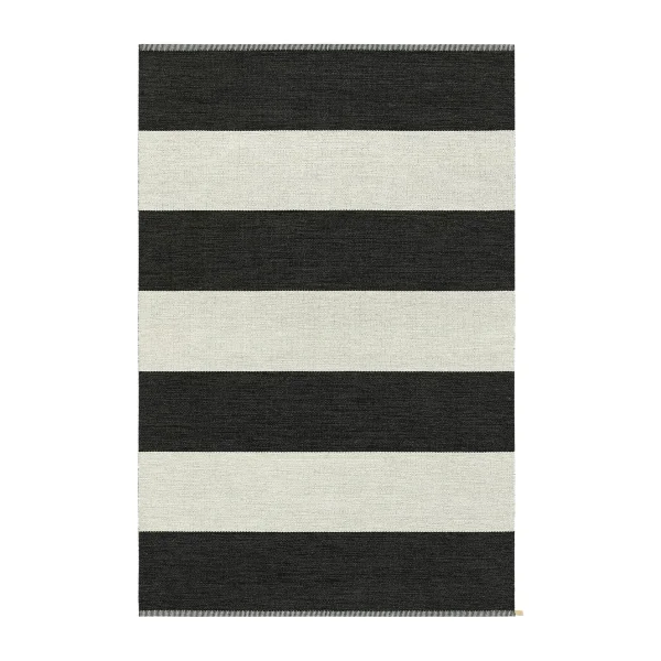 Kasthall Wide Stripe Icon vloerkleed 160x240 cm Midnight black