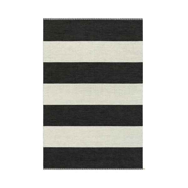 Kasthall Wide Stripe Icon vloerkleed Midnight black 554 300x200 cm