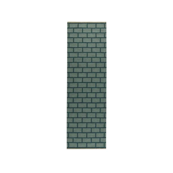 Kateha Brick gangloper green, 80x250 cm