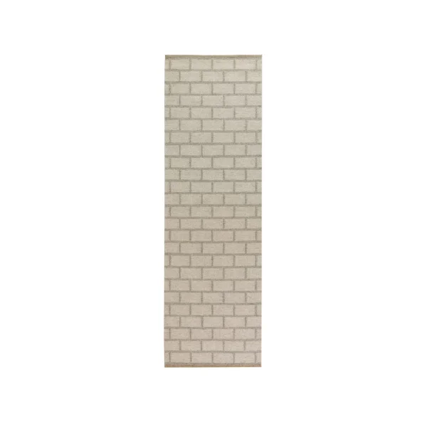 Kateha Brick gangloper light grey, 80x250 cm